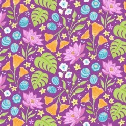 Cresendo 10251 28 Floral Plum Benartex