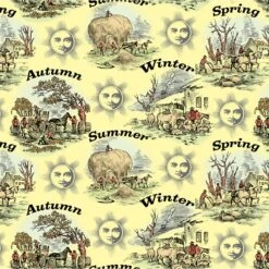 Old Farmers Almanac 10324 X Floral Seasons Sykel