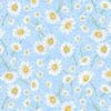 Daisy Delight 12458 50 Daisy Garden Blue Kanvas -Sewing Supplies Sales 2024 12458b 50