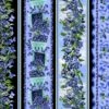 Blueberry Hill 12638 55 Blue Border Stripe Benartex Kanvas -Sewing Supplies Sales 2024 12638b 55