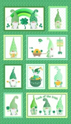 Lucky Gnomes 12660 44 24 Inch Gnome Panel Kanvas