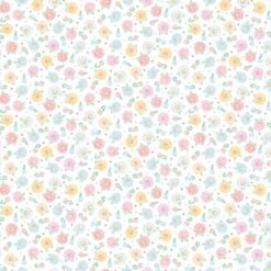 Gnomebody Bakes It Better 12832 09 White Sweet Flowers Benartex Kanvas