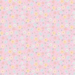 Gnomebody Bakes It Better 12832 21 Pink Sweet Flowers Benartex Kanvas