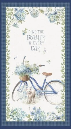 Bohemian Blue 17751 147 Panel 24 Inch Wilmington Prints