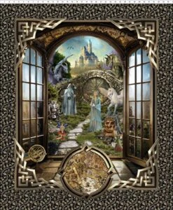 Legendary Journeys Dragon 1LJ 1 Large Panel In The Beginning Fabrics