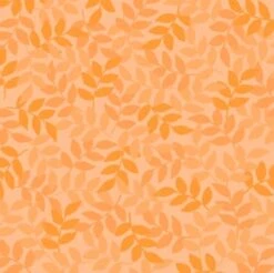Harmony Leaf 24777 O Apricot Quilting Treasures