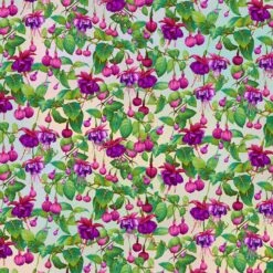 Gossamer Garden 2653 10 Pastel Fuchsia Flowers Henry Glass