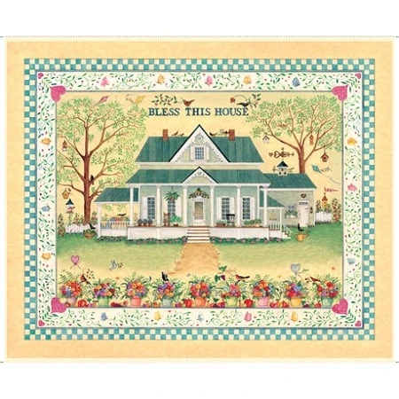 Bless This House 27295 S Panel, Quilting Treasures 3 Bless This House 27295 S Panel, Quilting Treasures