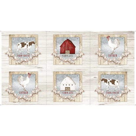 Farm Life 27676 E Picture Patches Natural Quilting Treasures 3 Farm Life 27676 E Picture Patches Natural Quilting Treasures