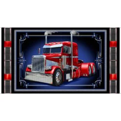 Keep On Trucking 28274 J Semi Truck Panel Quilting Treasures