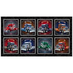 Keep On Trucking 28275 J Semi Truck Picture Patches Quilting Treasures