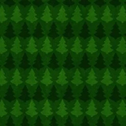 Timber Gnomies Tree Farm 309 66 Green Monotone Tree Henry Glass