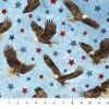 Stonehenge Stars And Stripes VII 39436 42 Eagles Blue, Northcott