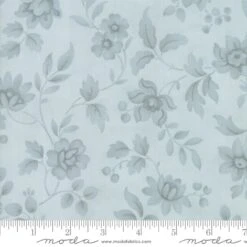 Daybreak 44242 25 Aqua Tonal Floral 3 Sisters Moda