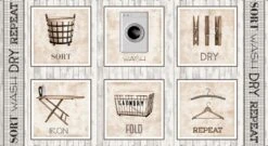 Loads Of Fun 4880 93 Grey Scene Squares, Studio E