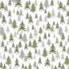 Bear Camp 51562 7 White Trees Windham Fabrics