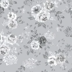 Colette 52051 3 Grey In Full Bloom Windham Fabrics