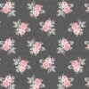 Colette 52053 2 Charcoal Small Rose Bouquet Windham Fabrics -Sewing Supplies Sales 2024 52053 2