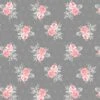 Colette 52053 4 Dark Grey Small Rose Bouquet Windham Fabrics -Sewing Supplies Sales 2024 52053 4