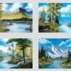 The Joy Of Painting Bob Ross 5433 76 4 Block Scene Digital Studio E -Sewing Supplies Sales 2024 5433s 76