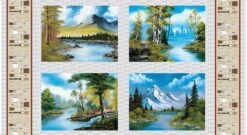 The Joy Of Painting Bob Ross 5433 76 4 Block Scene Digital Studio E