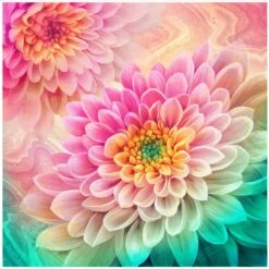 Dahlia Dazzle 585012 Pink 59 Inch Digital Panel Oasis