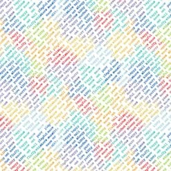 Feline Good 84451 134 Diagonal Words White Wilmington