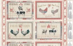 Farmhouse Chic 89236 239 Placemat Panel Wilmington Prints