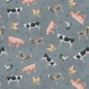 Farmhouse Chic 89240 492 Grey Blue Animals Wilmington Prints -Sewing Supplies Sales 2024 89240 492