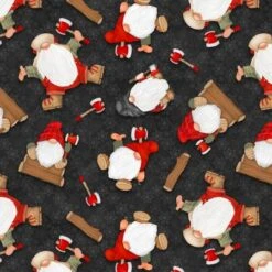 Timber Gnomies 9273 99 Black Tossed Gnomes, Henry Glass