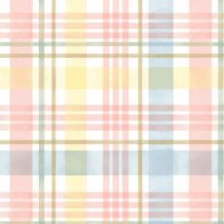 Garden Inspirations 9355 24 Multi Pastel Plaid Henry Glass