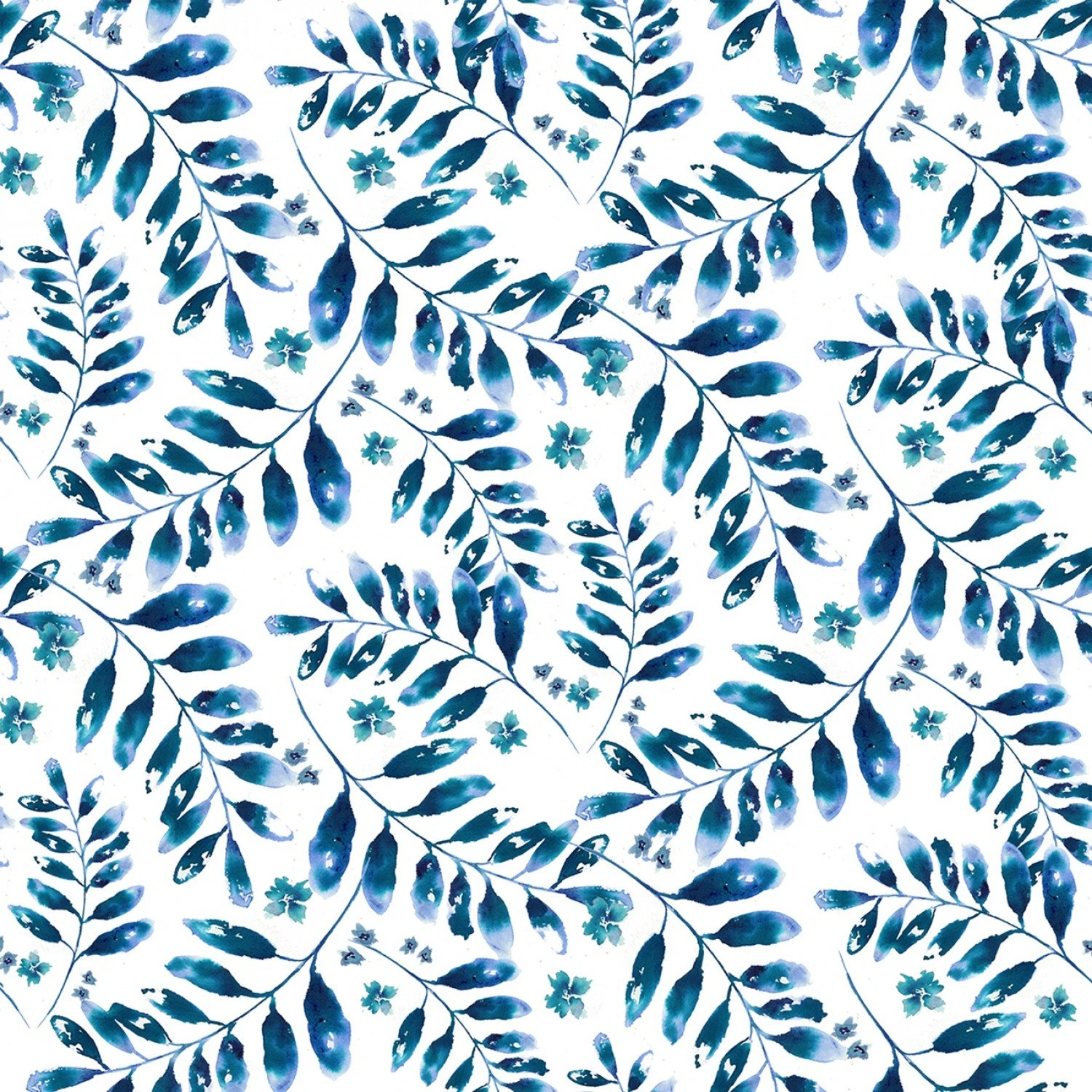 Midnight Sapphire 9386 01 White Blue Tossed Leafy Vines Henry Glass 3 Midnight Sapphire 9386 01 White Blue Tossed Leafy Vines Henry Glass