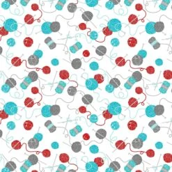 All You Knit Is Love 9922 9 Knitting Yard Kanvas Benartex