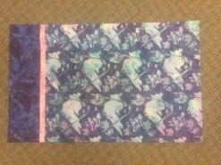 MN Hockey Batik N2877 40 Iris Pillowcase Kit, Hoffman Exclusive Batik