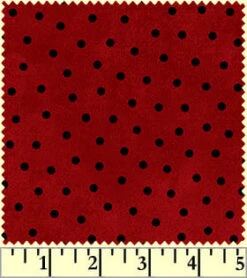 Maywood Flannel Woolies F18506 R Polka Dots