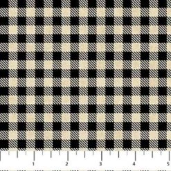 Mountain Lodge Flannel F20572 99 Check Black, Northcott