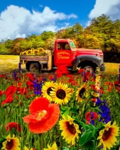 Wildflower Farm AL44750C1 Digital Panel David Textiles