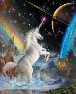 Space Unicorn AL57892C1 36 Inch Digital Panel David Textiles