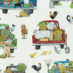 Down On The Farm 19300 261 Trucks Farm Animals Robert Kaufman