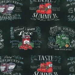 Down On The Farm 15771 2 Black Canning Words, Kaufman