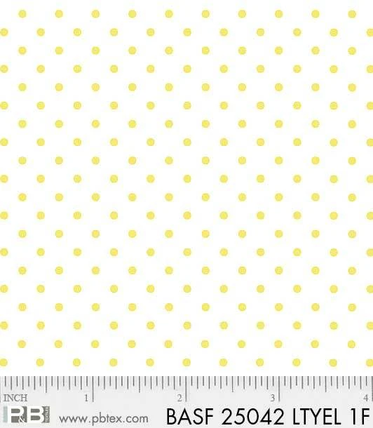 Basically Hugs Flannel 25042 Yellow Dots, P And B Textiles 3 Basically Hugs Flannel 25042 Yellow Dots, P And B Textiles