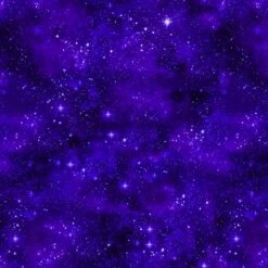 Space CD1839 Purple Starry Night Timeless Treasures