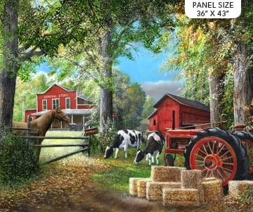 Country Home Digital Panel DP23780 76, Northcott 3 Country Home Digital Panel DP23780 76, Northcott