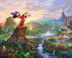 Disney Dreams DS20209C1 Mickey Fantasia Digital Panel David Textiles