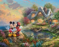 Disney Dreams DS20229C1 Sweetheart Cove Digital Panel, David Textiles