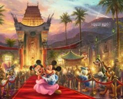 Disney Dreams DS20519C1 In Hollywood Digital Panel Thomas Kincaid David Textiles
