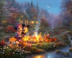 Disney Dreams DS20529C1 Sweetheart Campfile Digital Panel, David Textiles