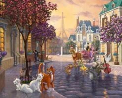 Disney Dreams Ds20950C1 Aristocats Digital 36 Inch Panel David Textiles