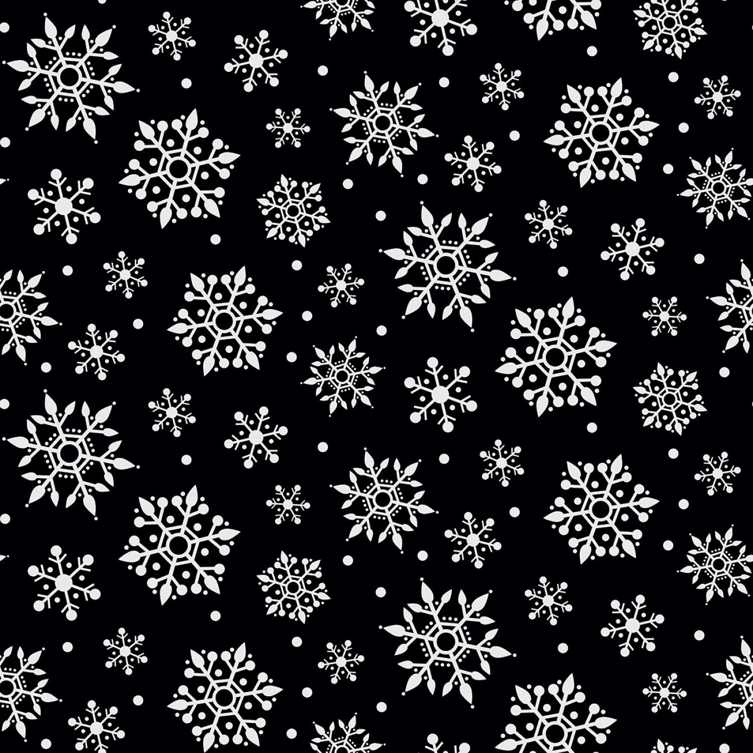 Gnome For Christmas FLANNEL F10612 Black Snowflakes Riley Blake 3 Gnome For Christmas FLANNEL F10612 Black Snowflakes Riley Blake