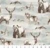 Misty Mountain Flannel F22976 61 Misty Earth Animals, Northcott -Sewing Supplies Sales 2024 f22976 61